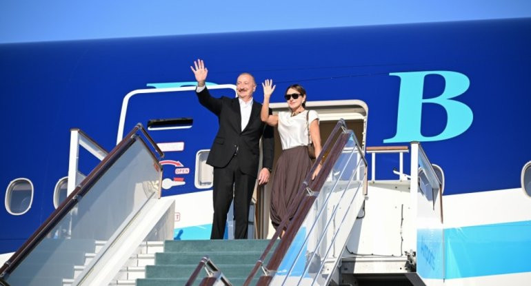 Prezident İlham Əliyevin Özbəkistana dövlət səfəri başa çatıb - FOTO