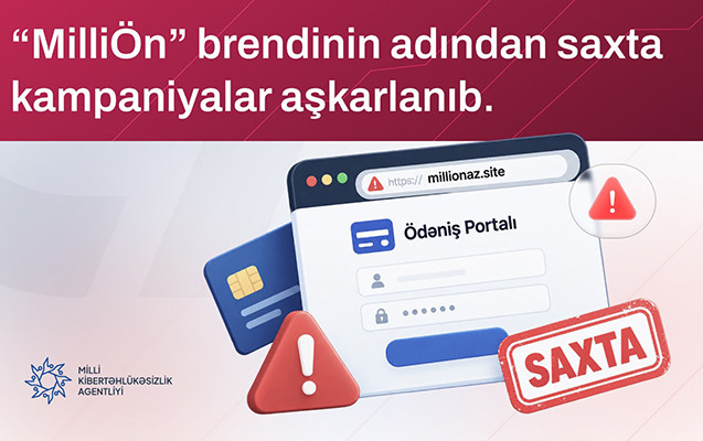 Saxta ödəniş səhifələri yaradılıb - Ehtiyatlı olun! 