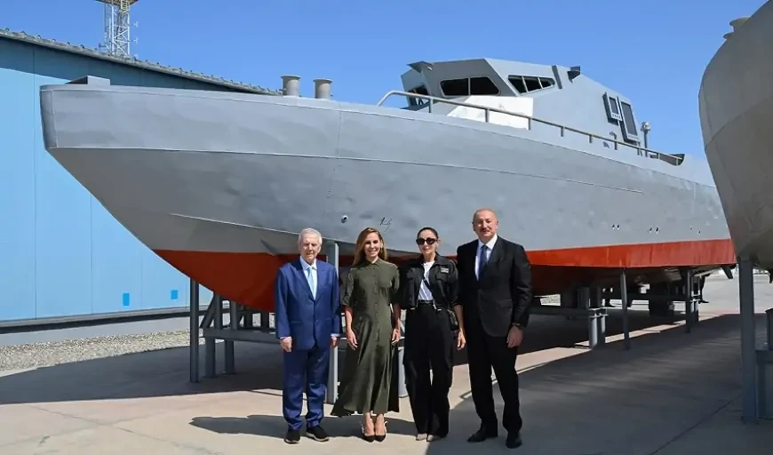 Prezidentlə xanımı Əziz Yıldırım və qızı ilə görüşdü