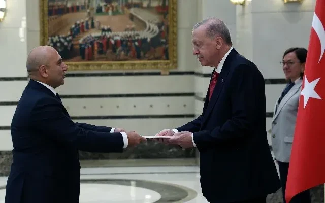 Ərdoğan Azərbaycanın yeni səfirini qəbul etdi - FOTO 