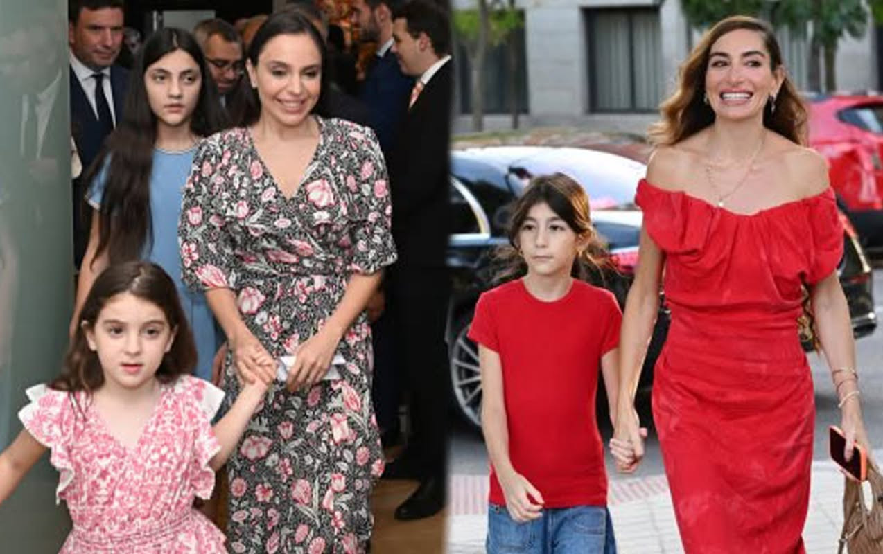 Leyla və Arzu Əliyevalar qızları ilə Madriddə - Fotolar 