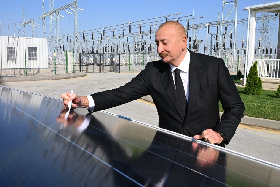 İlham Əliyev açılışda iştirak edib  —  Fotolar