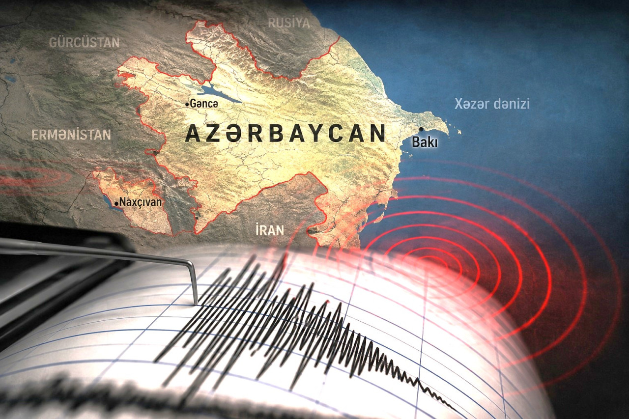 Azərbaycanda zəlzələ oldu 