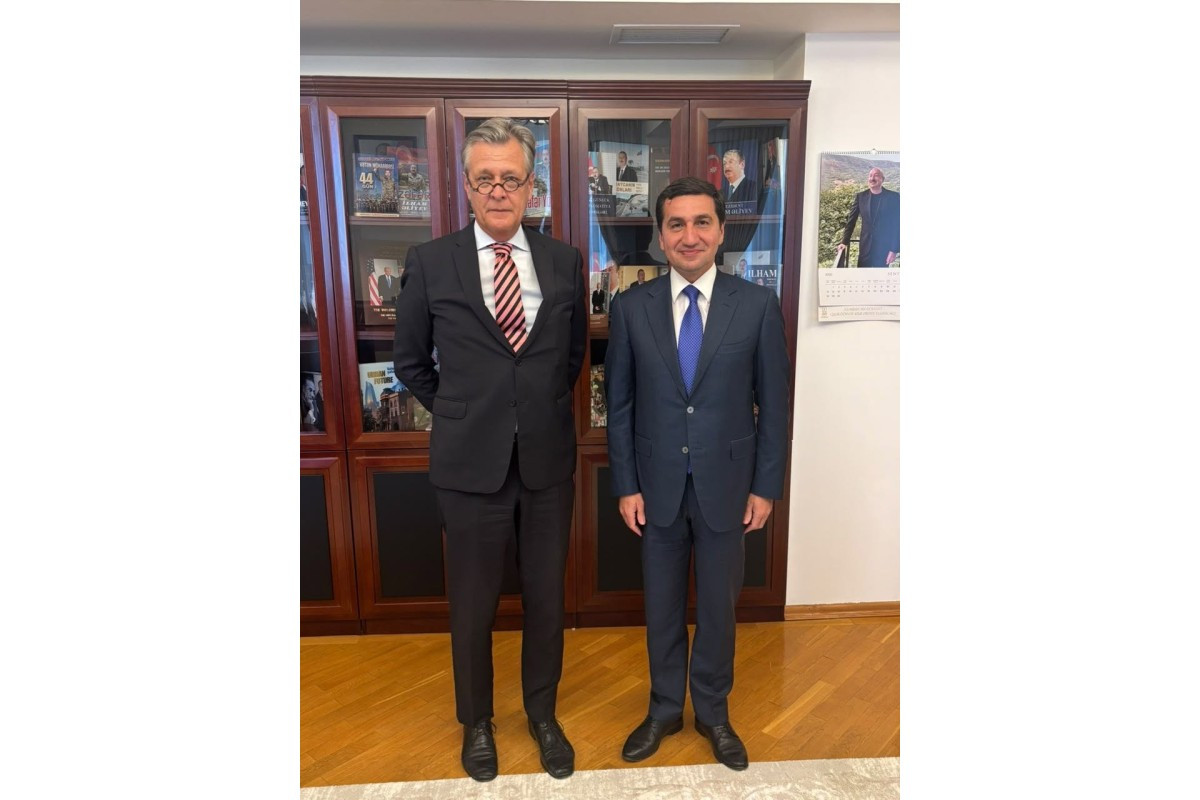 Hikmət Hacıyev Almaniya səfiri ilə ikitərəfli münasibətləri müzakirə edib&nbsp;