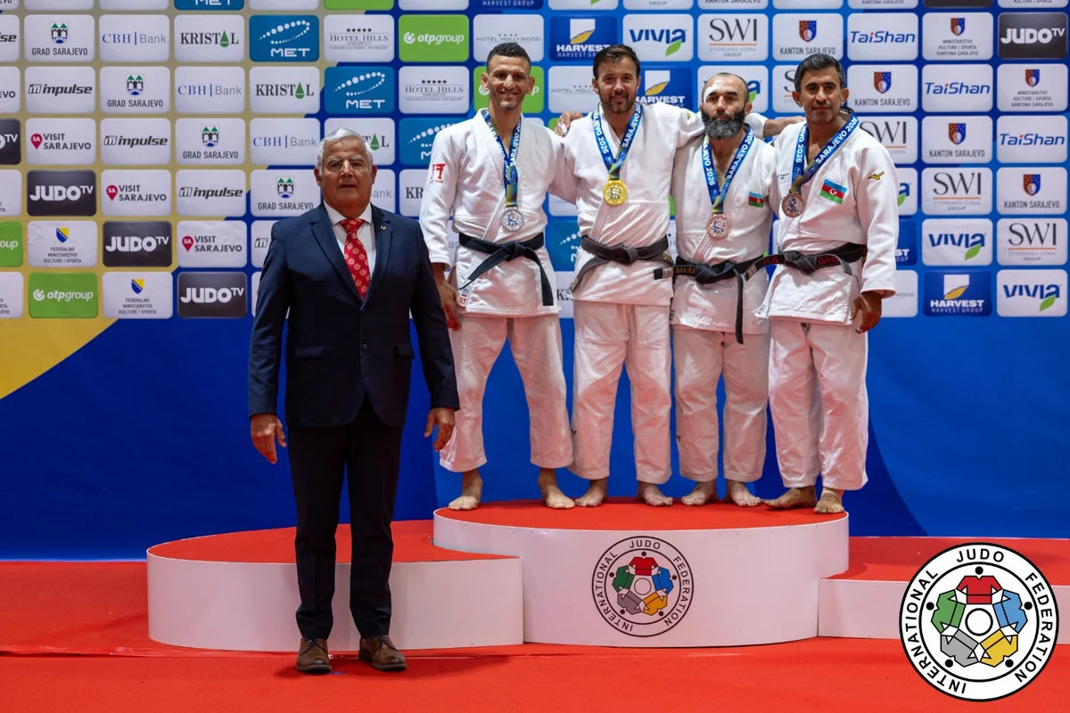 Azərbaycanın daha üç cüdoçusu veteranlar arasında medal qazanıb 