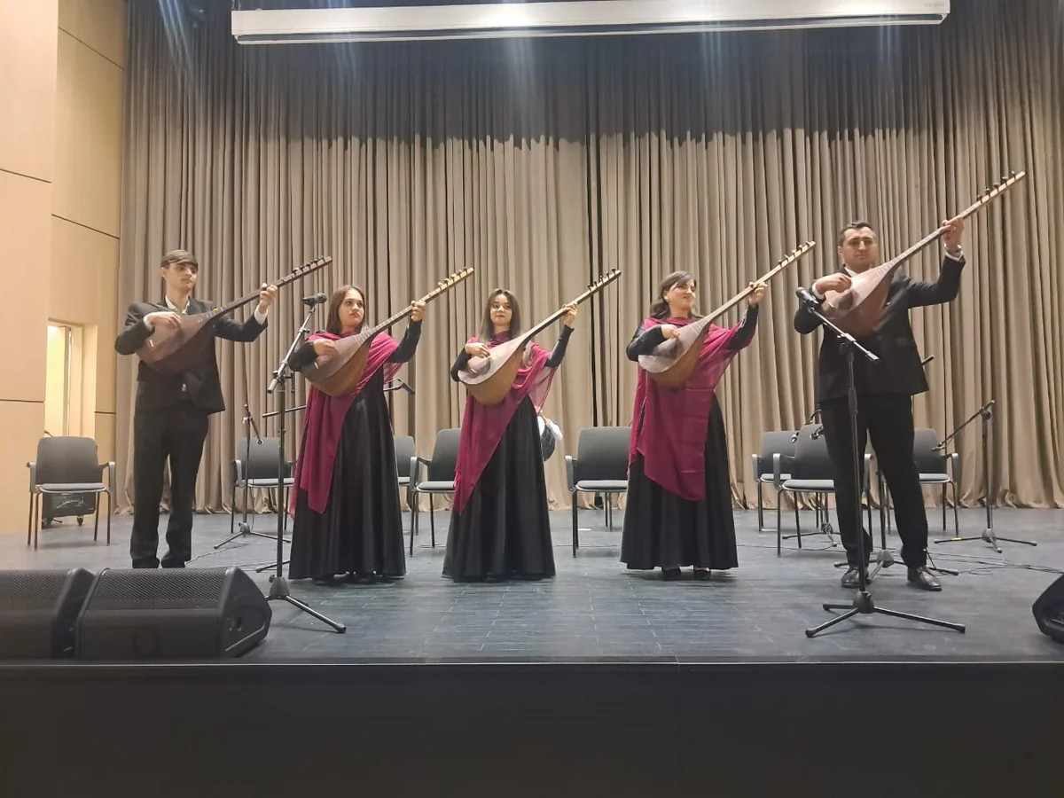 Xankəndidə müəllim və tələbələrin birgə konserti olub 