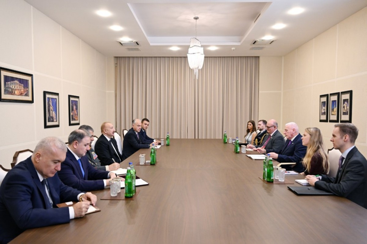 Prezident İlham Əliyev Birləşmiş Krallığın müdafiə üzrə dövlət nazirini qəbul edib&nbsp;