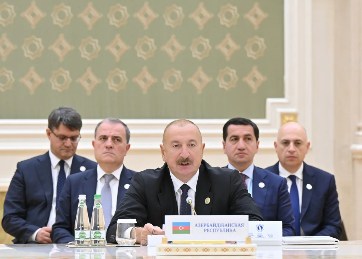 Prezidenti İlham Əliyev tədbirdə çıxış edib
