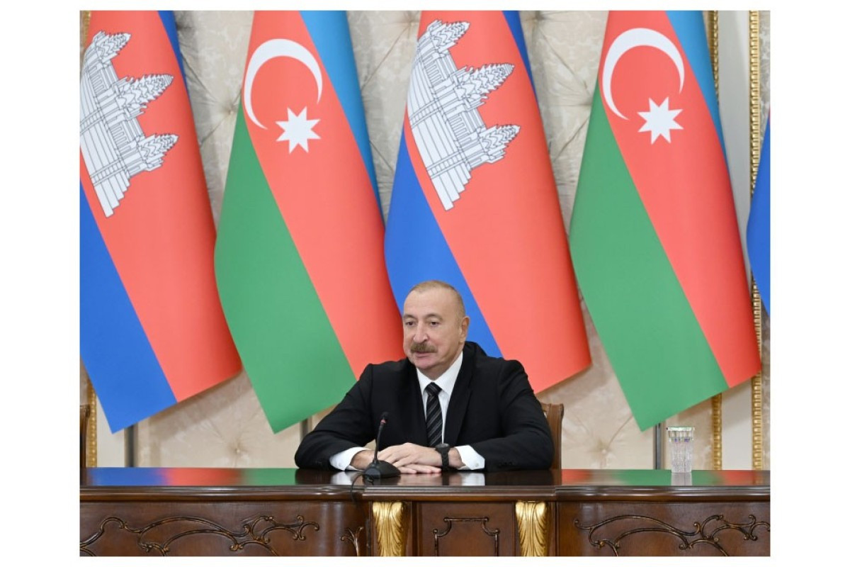 Prezident İlham Əliyev: Azərbaycan və Kamboca sülhü, təhlükəsizliyi inkişafın əsas şərti hesab edir&nbsp;