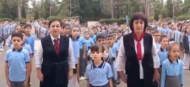 Məktəblilərin bu videosu hər kəsi QÜRURLANDIRDI