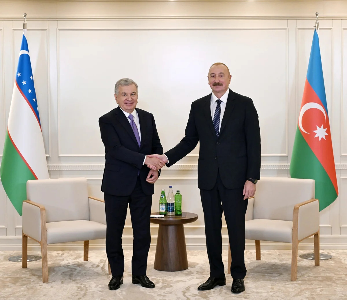 İlham Əliyev Özbəkistan Prezidenti ilə görüşüb 