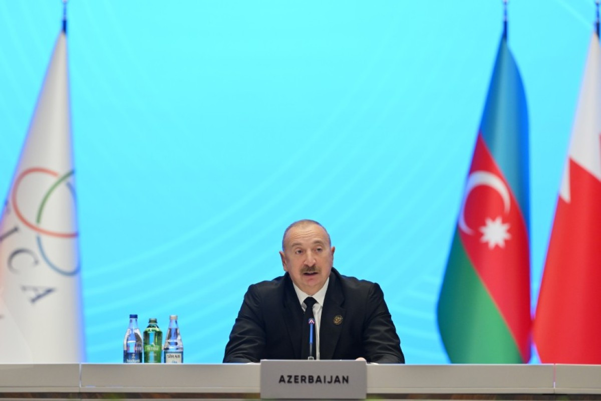 Prezident: Azərbaycan ikili standartların tətbiqi ilə bağlı zərərli praktikaya qarşı fəal şəkildə çıxış edir&nbsp;