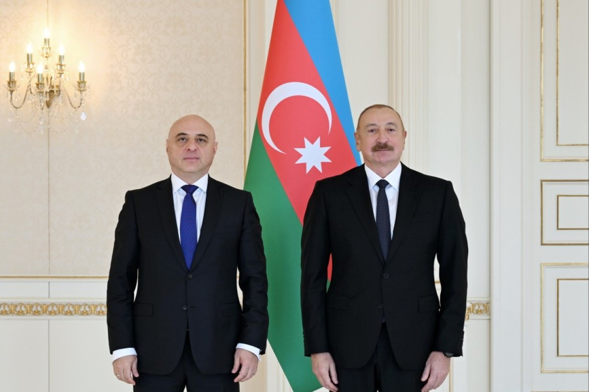 Prezident İlham Əliyev Gürcüstanın yeni səfirini qəbul edib&nbsp;