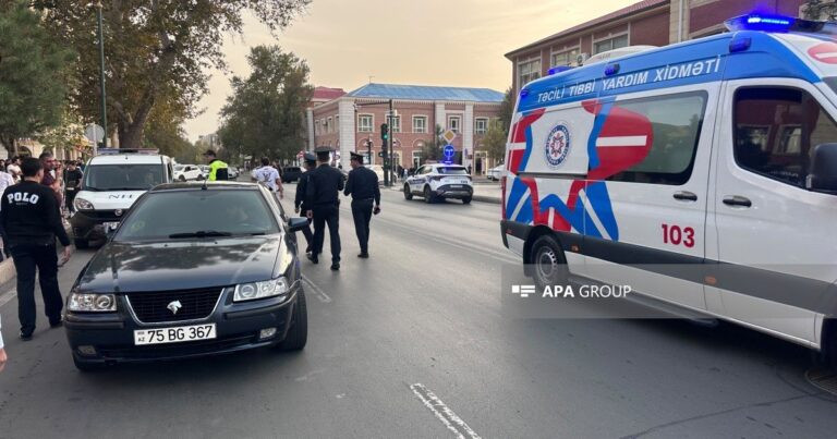Naxçıvanda avtomobil piyadanı vurdu  