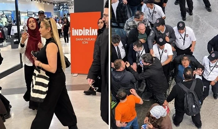 İstanbulda hicablılar yəhudini linç etdi - Video 