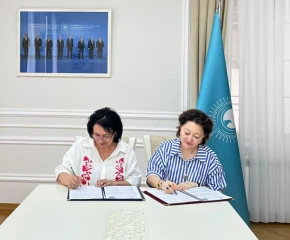 Укрепляется сотрудничество между Фондом тюркской культуры и наследия и Общественным объединением культурных и исторических исследований «Шёлковый путь»&nbsp; &nbsp;