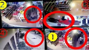 Azərbaycanda mağazaya basqın : Dəhşətli görüntülər – Video