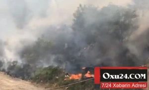 Bakıda güclü yanğın başlayıb