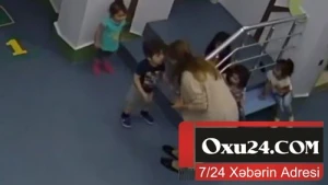 Uşaqların döyüldüyü bağçanın müdiri polisə aparıldı