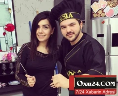 Xəzər TV-nin aparıcı cütlüyünün toyudur - FOTO