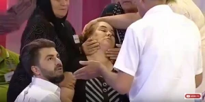 Azərbaycan efirində şok anlar! Əsəbi zəif olanlar baxmasın +