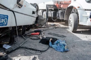 Bakıda dəhşətli qıza: Qadının başı qopdu