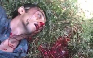 Gəncədə polisləri qətlə yetirən şəxsin meyitinin FOTOLARI - 18+