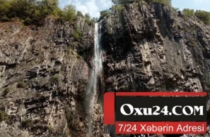 Qaxda şəlalədən daş düşdü - Üç nəfər xəsarət aldı