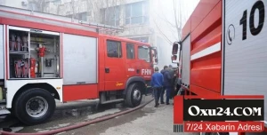 Bakıda fərdi evdə yanğın olub