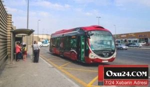 Yeni avtobuslar fəaliyyətə başladı