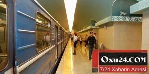Bakı metrosunda qatar adam vurdu