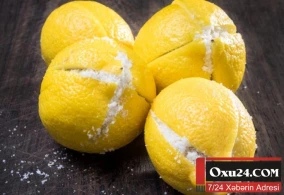 Limonun içinə duz doldurub saxlayın - Min bir dərdin dərmanı