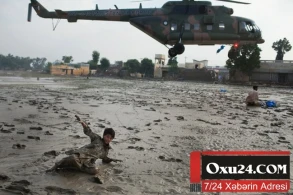 Azərbaycanda bu kəndlərlə əlaqə kəsildi - Əhali helikopterlə çıxarılır