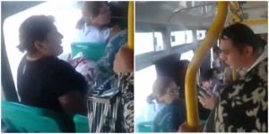 Avtobusda qadınlar arasında söyüşlü dava: "Səni pəncərədən ataram..."+VİDEO