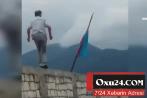 Hər kəs bu azərbaycanlının cəsarətindən danışır: Bayrağa sevgisi ilə düşmənə meydan oxuyan gənc danışdı -