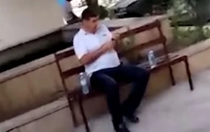 “Hacı Mazan” polis bölməsindən görüntüləri yayıldı - Video