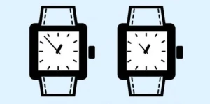 Rəsmdəki saatlardan biri oyuncaqdır -Sizcə hansı?