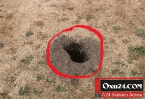 Bağında tapdığı dəliyi qazmağa başladı - Ortaya elə şey çıxdı ki... - FOTOLAR