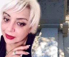 Bakıda prodüserin atasının məzarına boya töküb, rənglədilər - FOTO