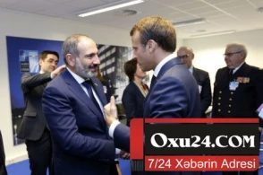 Makron Paşinyanla Qarabağ münaqişəsini müzakirə etdi