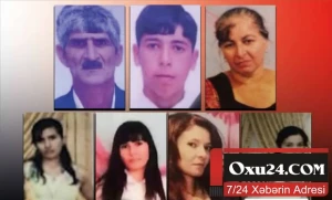 Arvadı ilə 4 qızını öldürən kişi və oğlu ömürlük həbs cəzası aldı