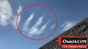 Aşura günü Bakı səmasında hər kəsi təəccübləndirən görüntü