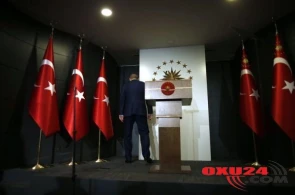 BMT-nin iclasında şok qalmaqal:Ərdoğan Trampın çıxışı zamanı zalı tərk etdi