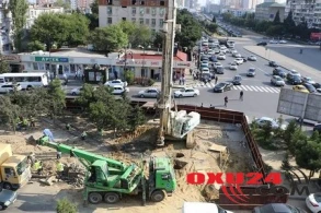 Bakıda unikal asma körpü tikilir - FOTO