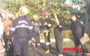 Qəbələdə 23 yaşlı qızın öldüyü yanğının videosu