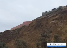Badamdarda sürüşmə davam edir - Torpaq 6-7 metr çöküb (FOTO)