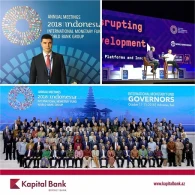 Beynəlxalq bankirlər Bali adasına toplaşdı, Bakıdan da gedənlər var