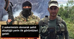 İki əsgərin donub Şəhid olduğu yerdən VİDEO