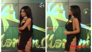 Azərbaycan efirində ŞOK! Verilişə çılpaq  gəldi -FOTO