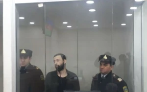 Erməni diversantı Gəncədə məhkəmə qarşısında – Video